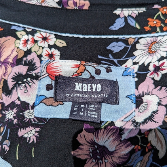 Maeve Anthropologie Leyster Shirt Dress size 6 - Picture 7 of 10